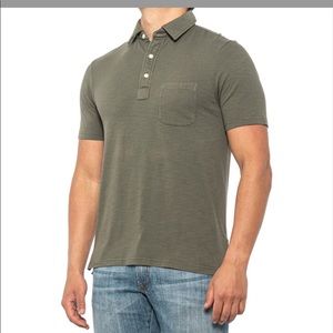 New Faherty Organic Cotton Sunwashed Polo Shirt